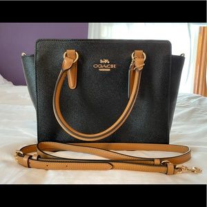 Black and Brown Coach Purse